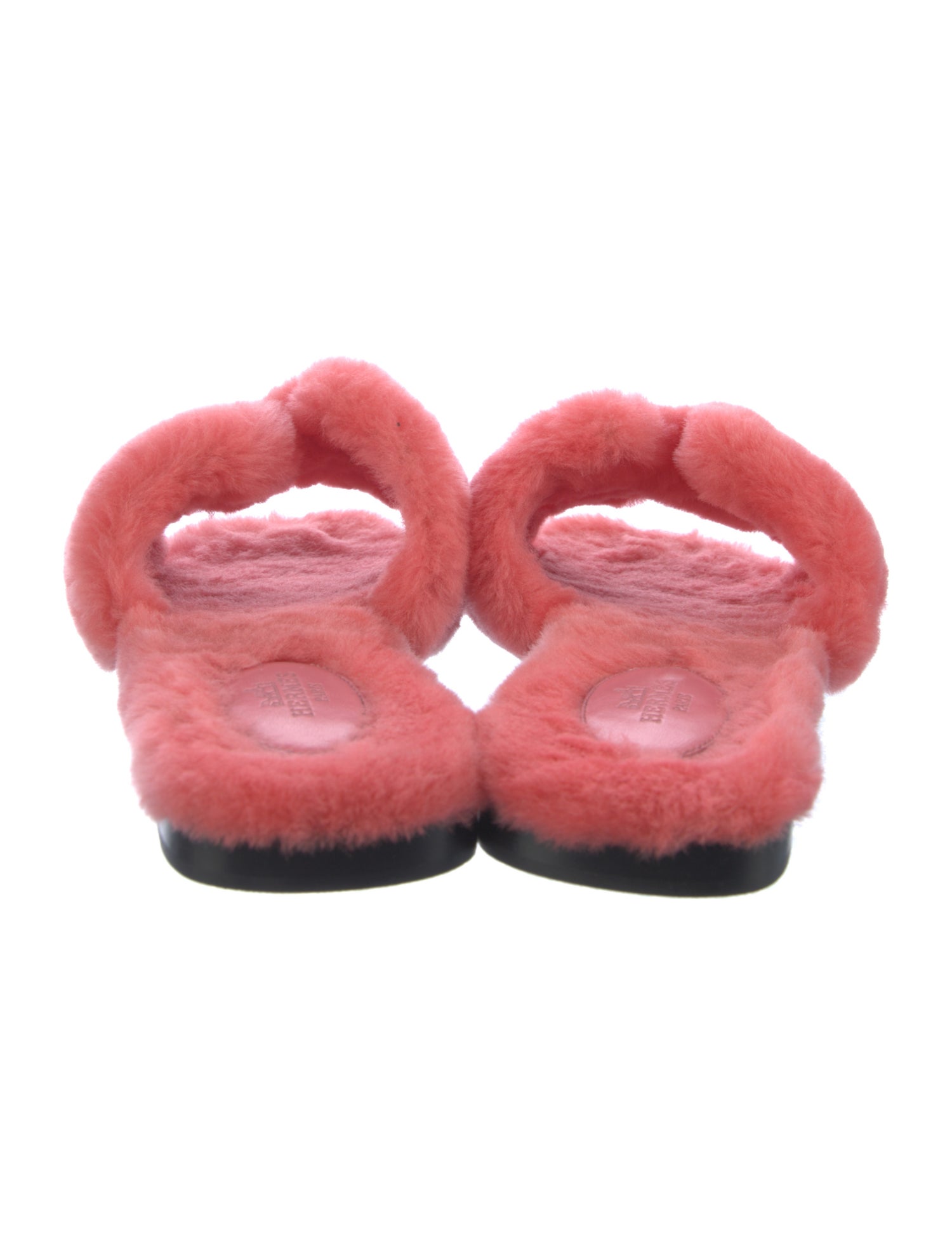 Hermès Oran Shearling Slides